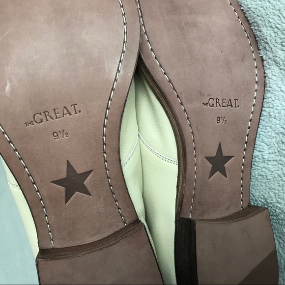 The Great. Boxcar Lace-Up Granny Boot Vanilla 9.5 - Picture 2 of 12